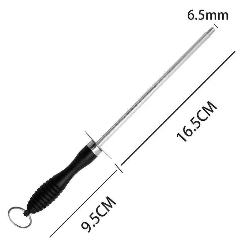 High-quality fixed-blade knife, with leather sheath, stainless steel kitchen knife, kitchen knife for cutting and cooking meat