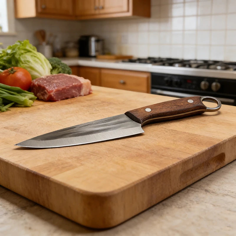 Forging Kitchen Knife Chef Knife Fish Knife Boning Meat Slicing Cleaver Barbecue Fishing Cooking Cutting Kitchen Tools